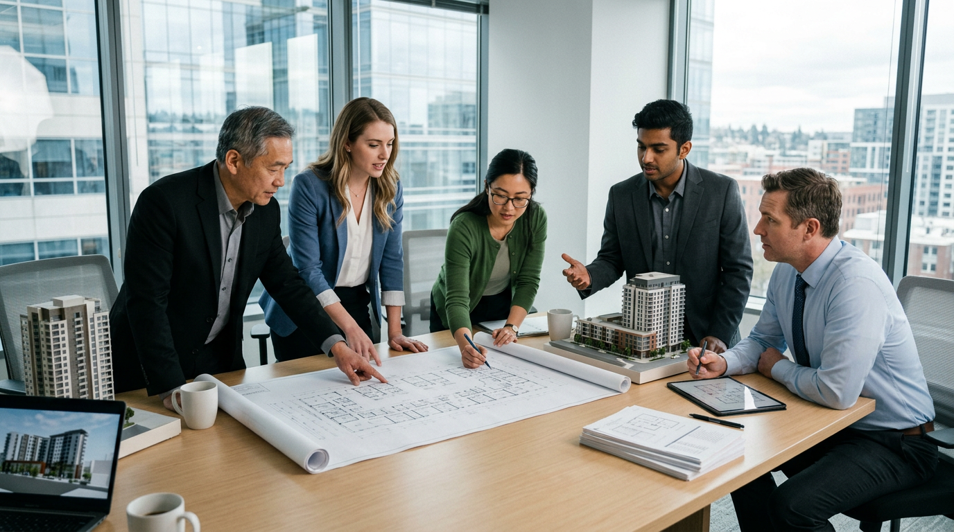 team handling profile updates