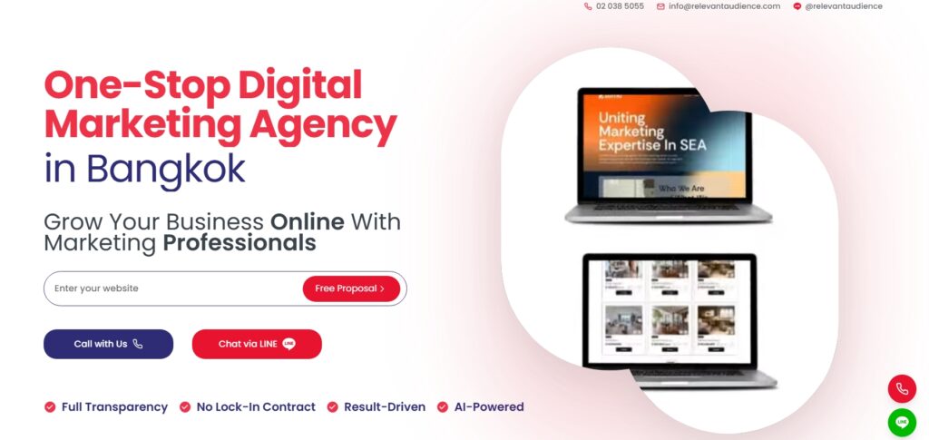 relevantaudience One-Stop Digital Marketing Agencyin Bangkok